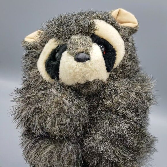Folkmanis BABY RACCOON Hand Puppet Plush Animal Toy Golf Club Head Cover VIDEO - Picture 1 of 14